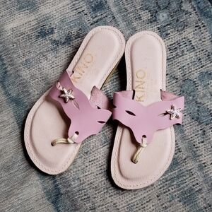 Pink Sandals with Starfish Accent